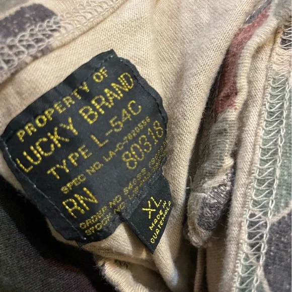 Luckybrand Camo T-Shirt - Picture 2 of 2